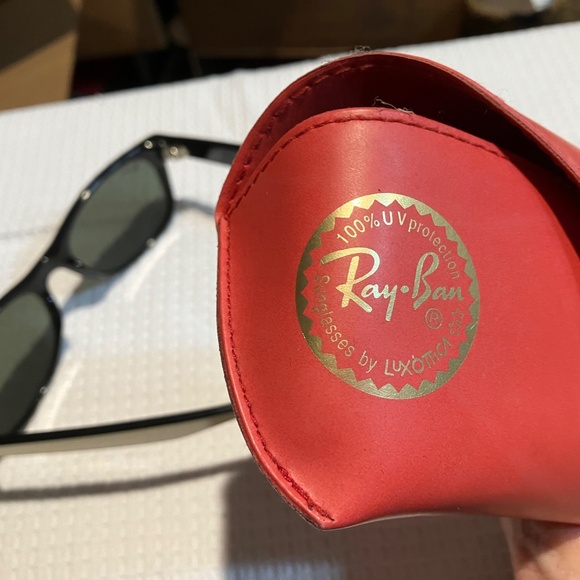 🇮🇹 ITALY RAY-BAN 🇮🇹 WAYFARER SUNGLASSES, CASE & CLEANING CLOTH - Picture 8 of 15